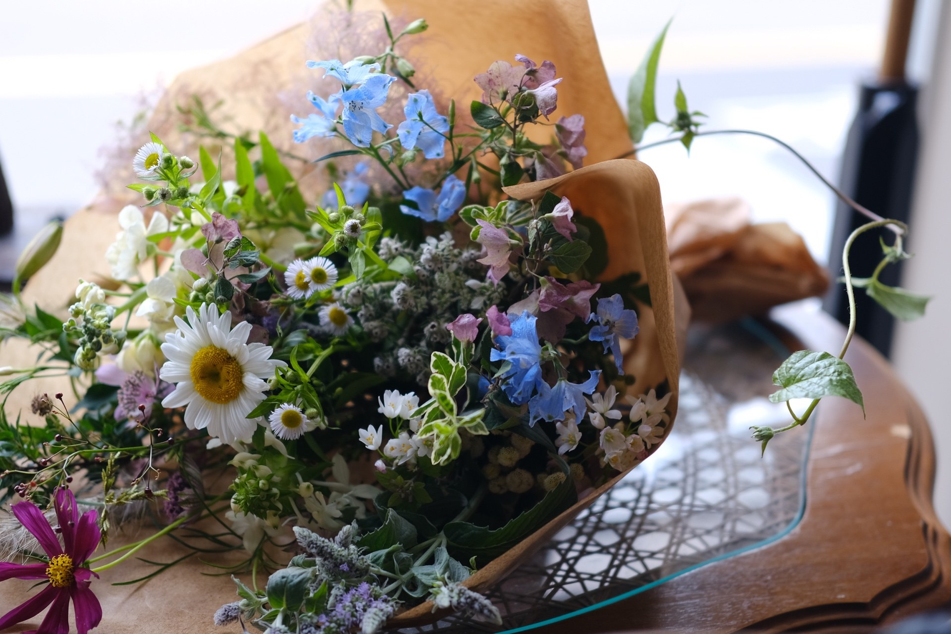Colorful bouquet close-up